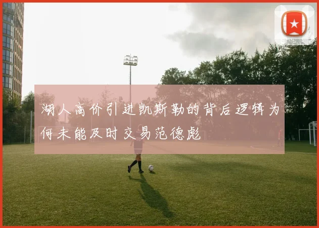 湖人高价引进凯斯勒的背后逻辑为何未能及时交易范德彪